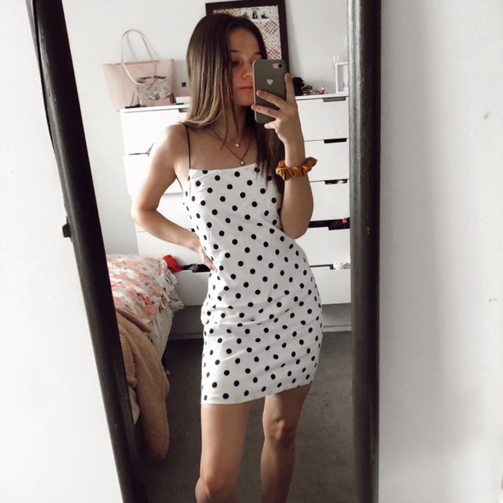 polka dot dress